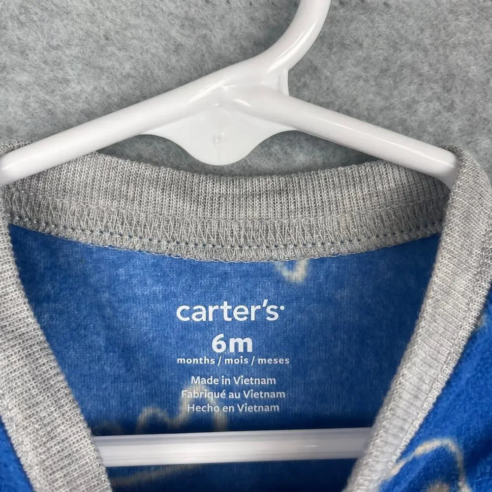 Carter's Fleece Footed PJ Size 6 months